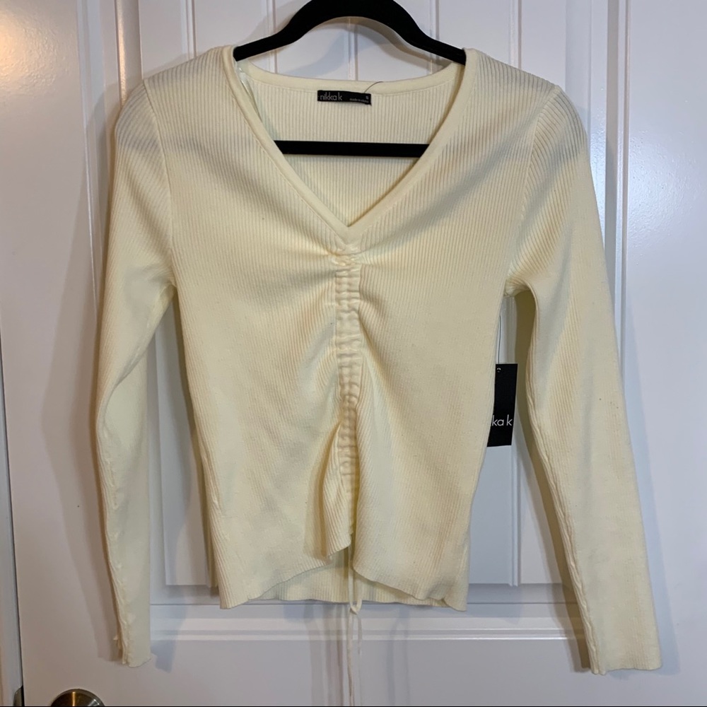 Nikka K Cream Long Sleeve